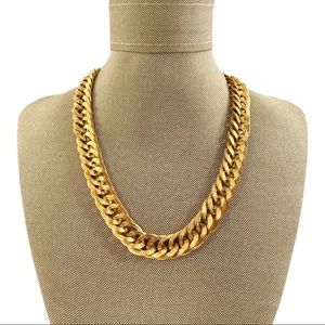 Vintage 90’s Napier Gold Chunky Link Necklace